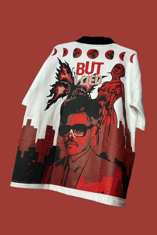 The Weeknd "After Hours" Oversized Collar T-Shirt – Iconic Streetwear Tribute