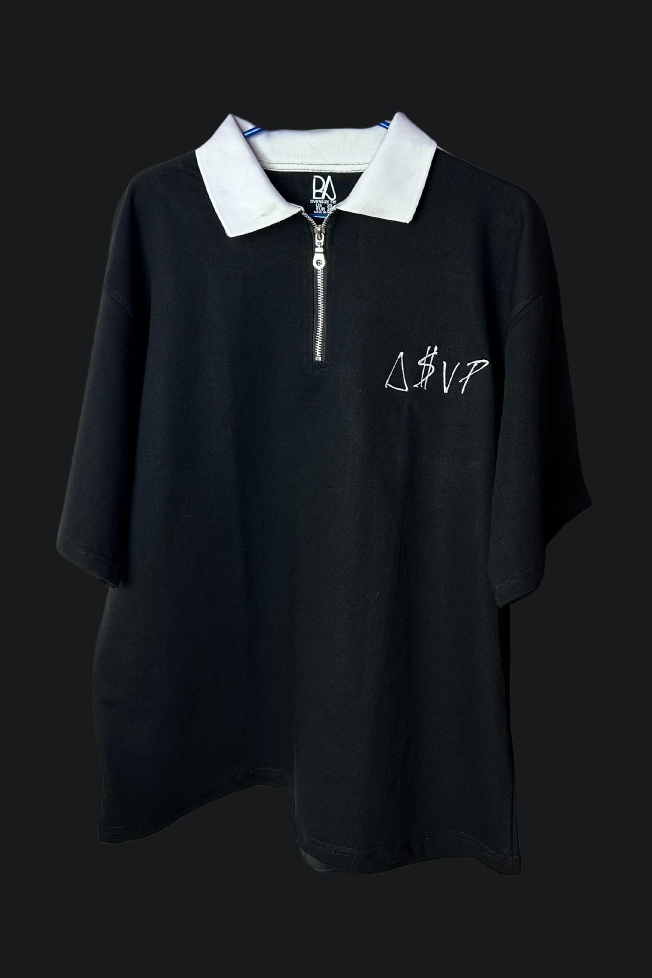 A$AP Rocky Collar Oversized T-Shirt – Exclusive Hip-Hop Streetwear