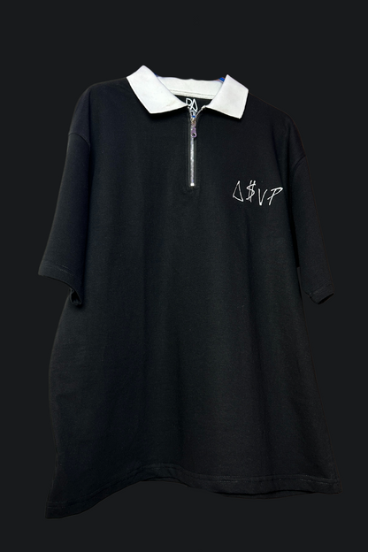 A$AP Rocky Collar Oversized T-Shirt – Exclusive Hip-Hop Streetwear