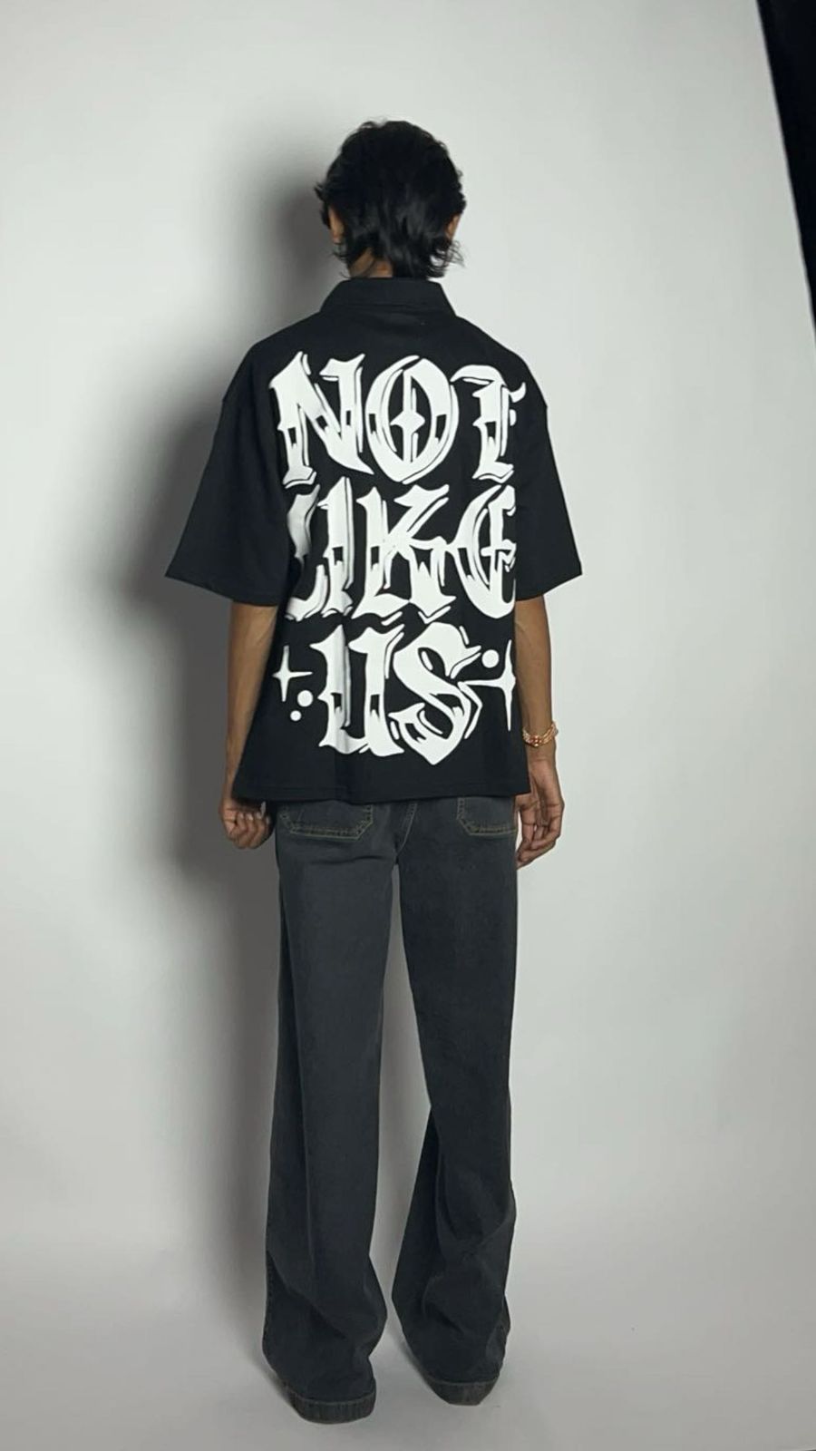 Kendrick Lamar "Not Like Us" Collar Oversized T-Shirt – Limited Edition